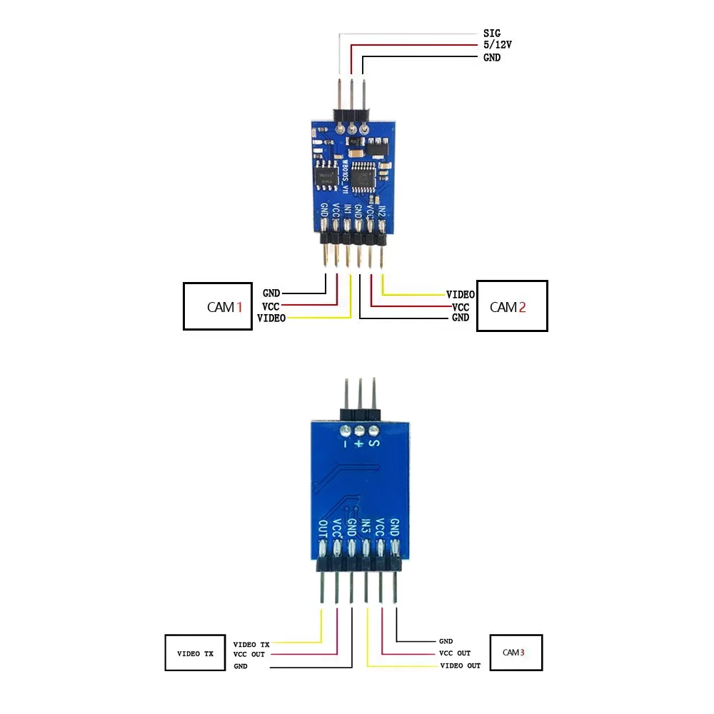 5.8G 3 Kanaals Video Switcher  - Fpv Drone Battery recensie en prijs