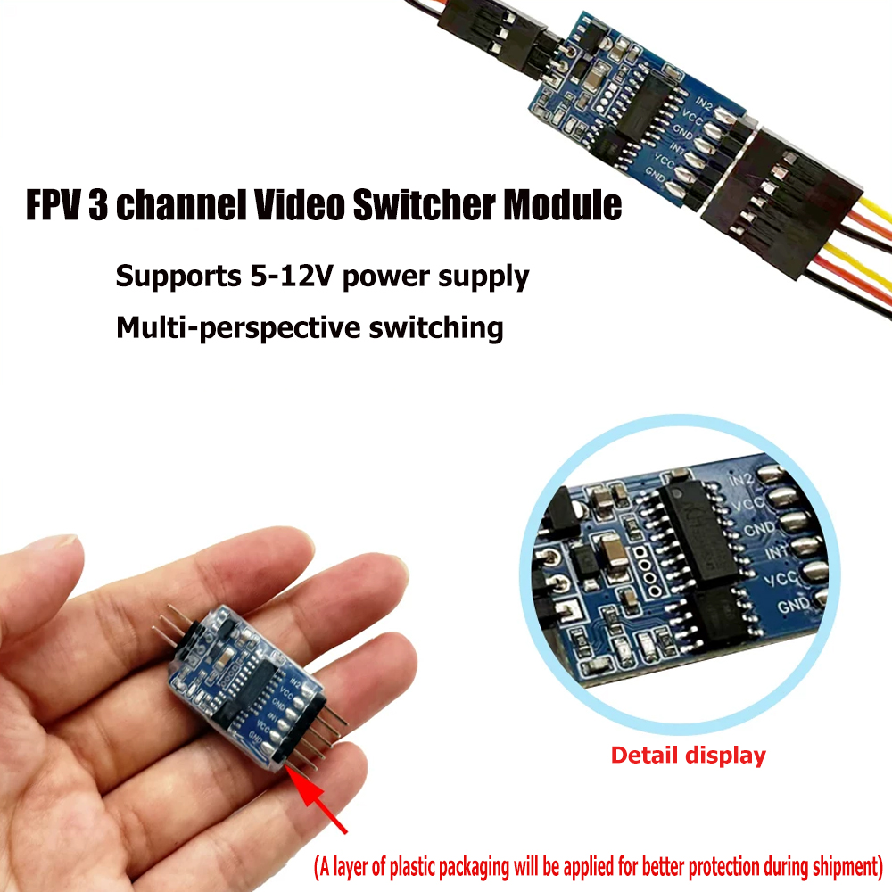 5.8G 3 Kanaals Video Switcher  - Fpv Drone Battery recensie en prijs