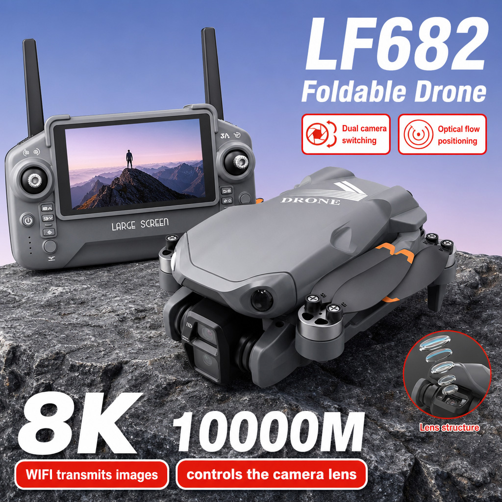 Luchtfoto LF682 Drone 8K HD Du - Fpv Drone Charger recensie en prijs
