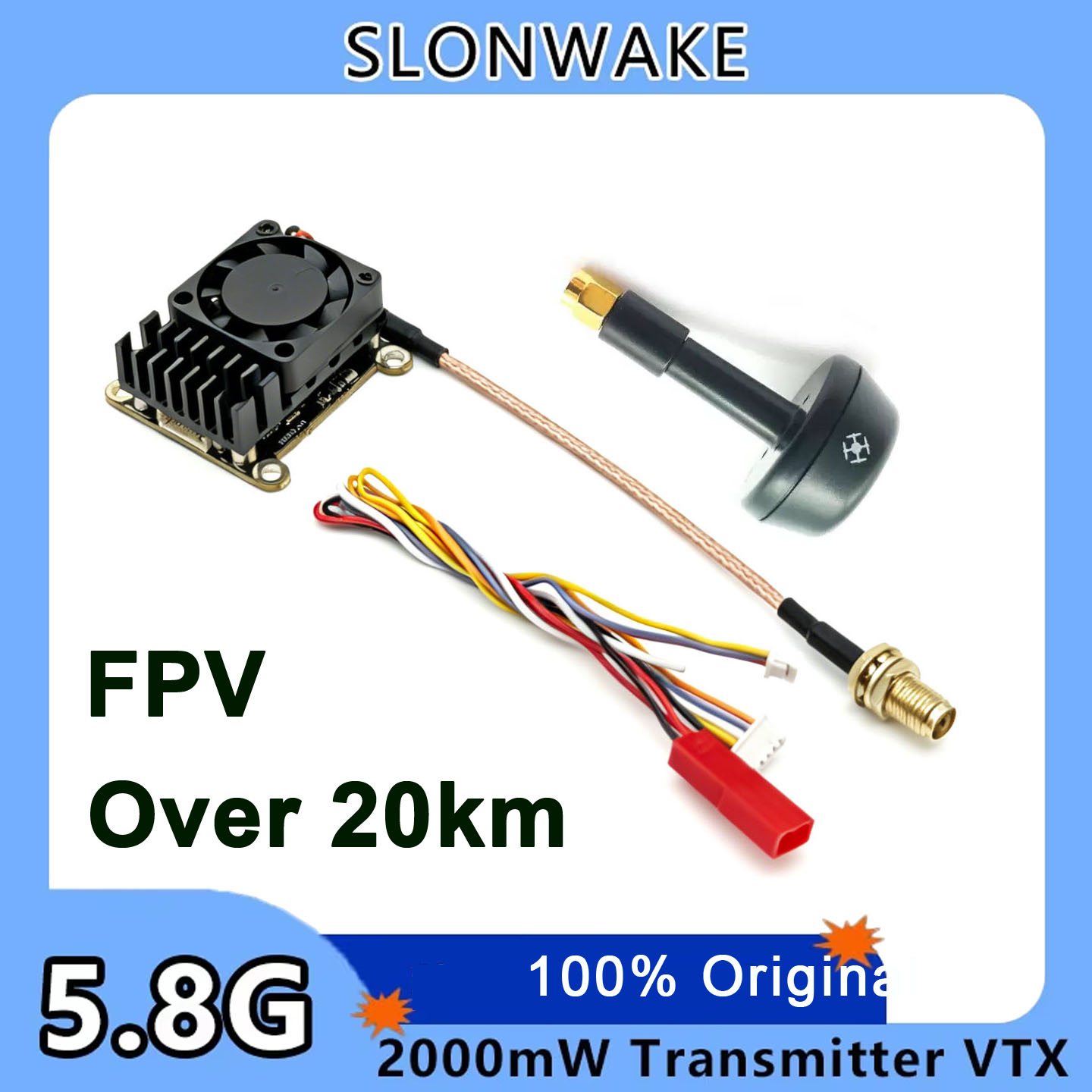 Nieuwe upgrade 5.8Ghz 2W verst - Fpv Drone Vtx recensie en prijs
