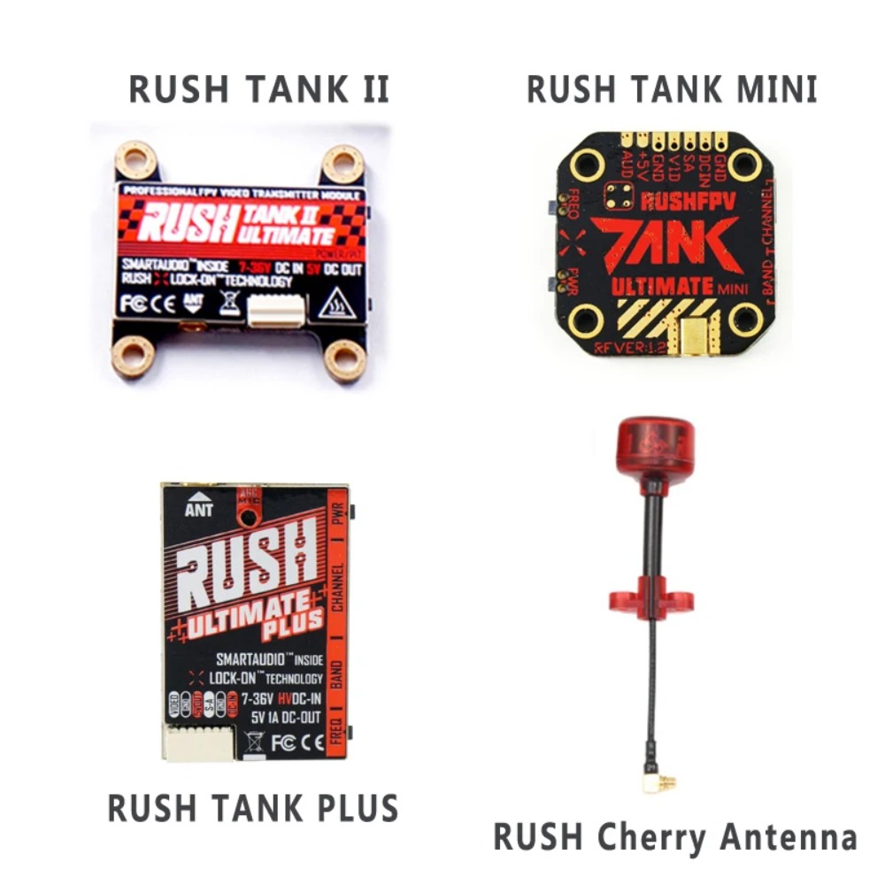 RUSH TANK Ultimate II/Mini/PLU - Fpv Drone Vtx recensie en prijs