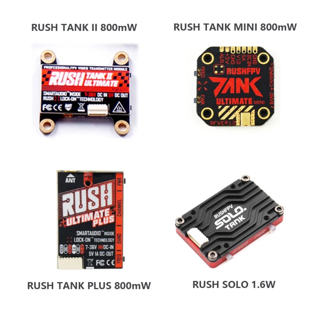 RUSH TANK Ultimate II/Mini/PLU - Fpv Drone Vtx recensie en prijs