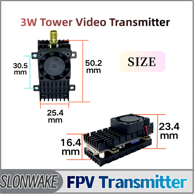 SLONWAKE 5.8G 3000mW Simulatie - Fpv Drone Vtx recensie en prijs